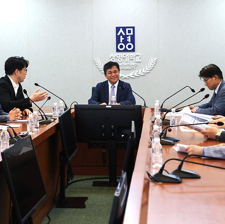 충남라이즈사업 선정에 따른 관계자 간담회 참석 이미지